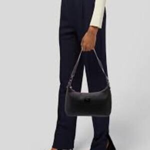 LONGCHAMP NYLON NAVY SHOULDER BAG